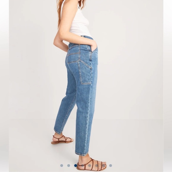 Curvy Extra High-Waisted Sky-Hi
Straight Workwear Jeans - Picture 2 of 6